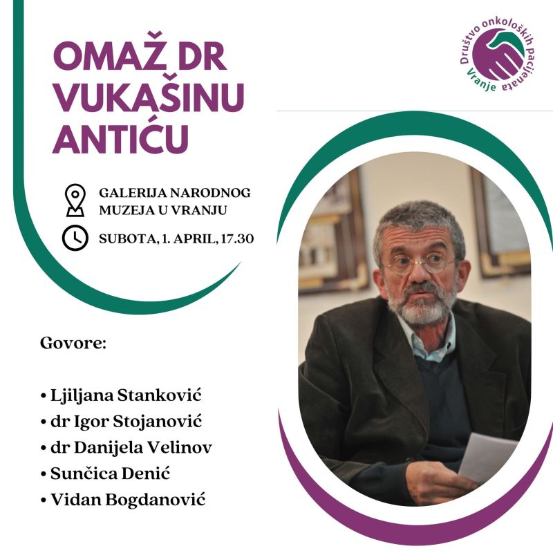 Pripreme za omaž dr Vukašinu Antiću