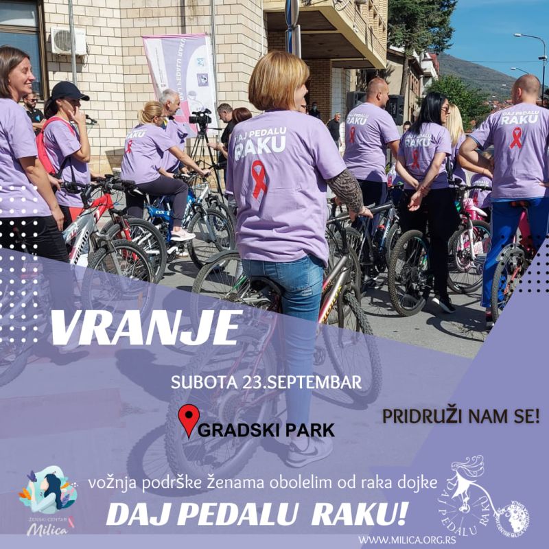 Manifestacija ,,Daj pedalu raku" 23.septembra