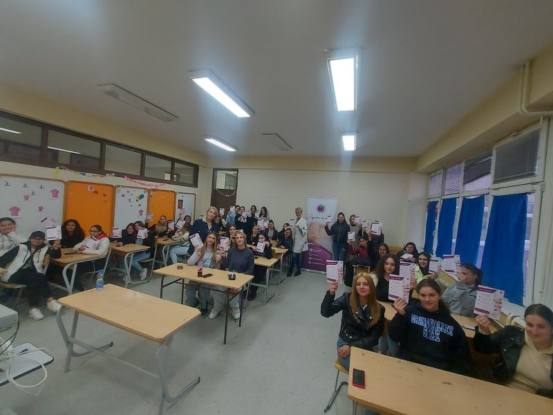 O važnosti samopregleda dojki i u Hemijsko tehnološkoj školi u Vranju