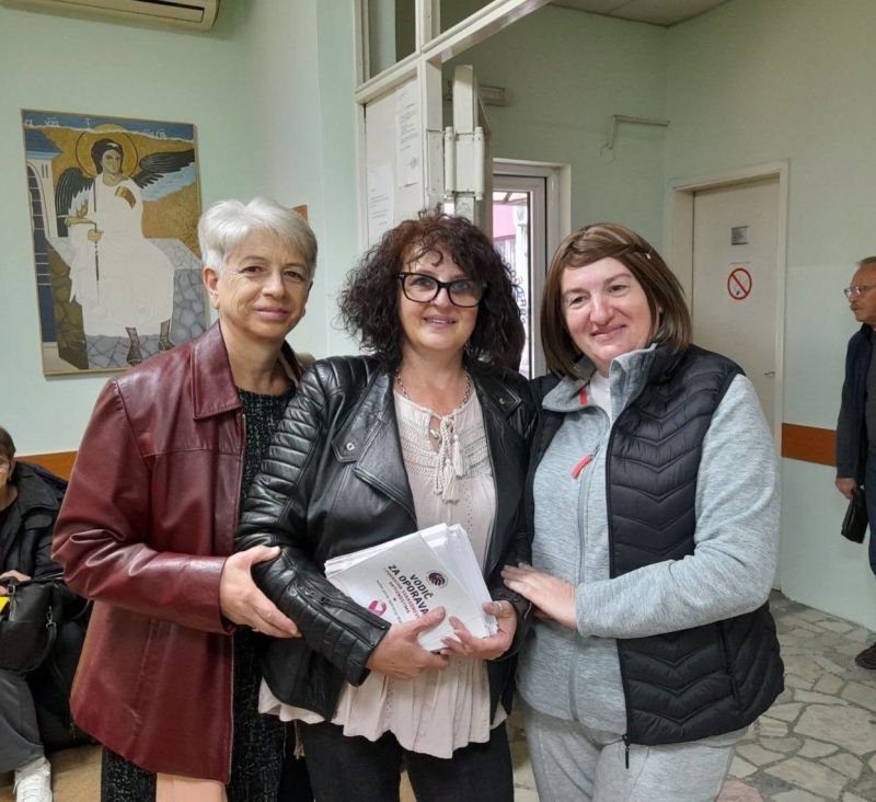 Podela brošura pacijentkinjama operisanim od karcinoma dojke